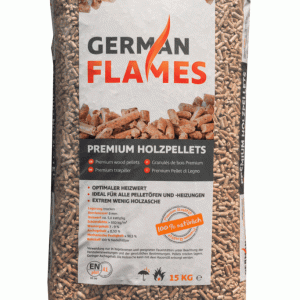 Houtpellets - 35%          German Flames Holzpellets 6 mm ENplus A1 – 990 kg Pallet Premium Holle Pellets